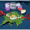FOOD RAKHI - Pav Bhaji Style for the food lovers With Roli + Chaval